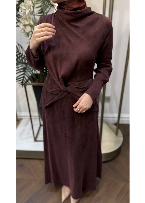 Qupra elbise mürdüm