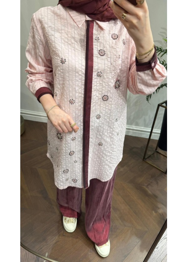 NAKIŞ DETAYLI QUPRA TAKIM